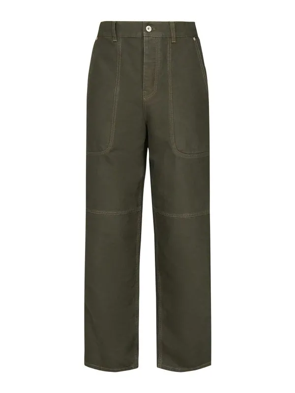 Loewe Pantalons Décontractés - Vert - Vert | H526Y04WG64160