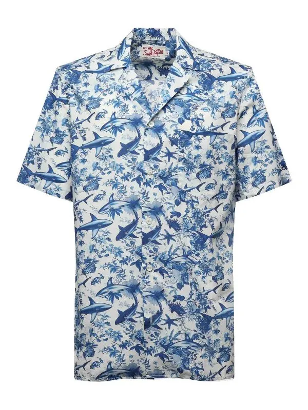 Mc2 Saint Barth Chemise - Bleu - Bleu - Homme | KALE00101127H