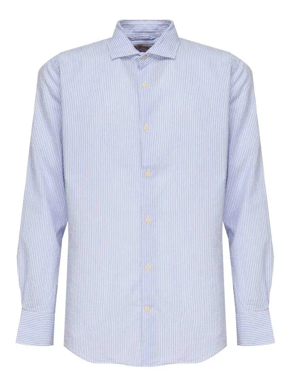 Mc2 Saint Barth Chemise - Bleu - Bleu - Homme | PAMP00101068H