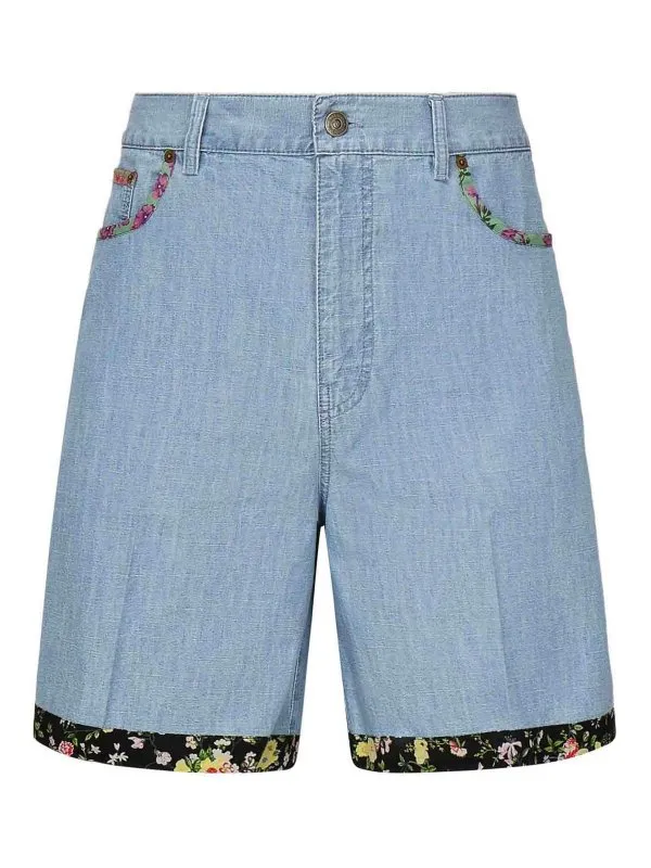 Valentino Garavani Short - Bleu - Bleu - Homme | 6V0DD04HALM508