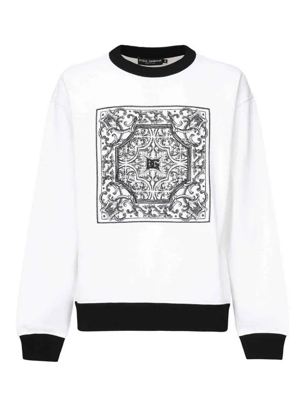 Dolce & Gabbana Sweat-Shirts - Blanc - Blanc | G9AHSZG7O9VW0800