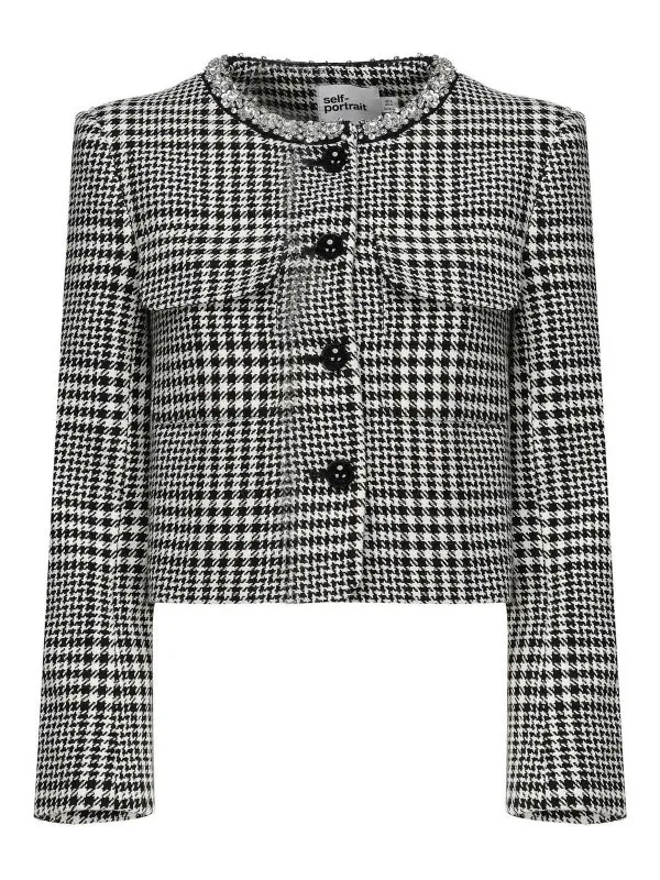 Self Portrait Veste Casual - Noir - Noir - Femme | PF25111JBW