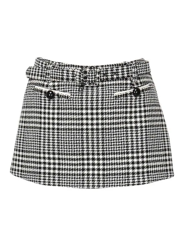 Self Portrait Mini Jupe - Noir - Noir - Femme | PF25111SKBW