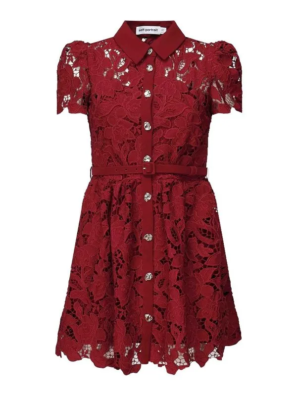 Self Portrait Robe Courte - Violet - Violet - Femme | PF25112SBU