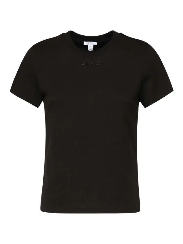 Alaïa T-Shirt - Noir - Noir - Femme | AA9H0431J0105995