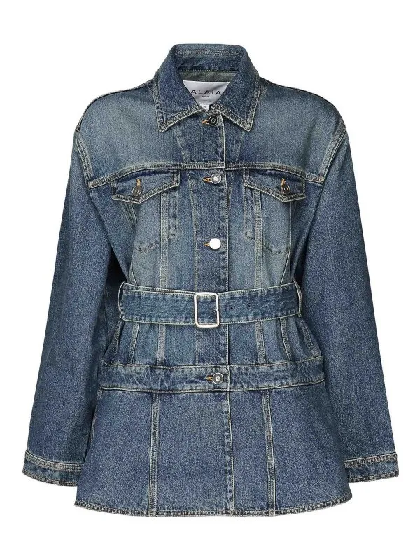 Alaïa Veste Casual - Bleu - Bleu - Femme | AA9V0422T536A525