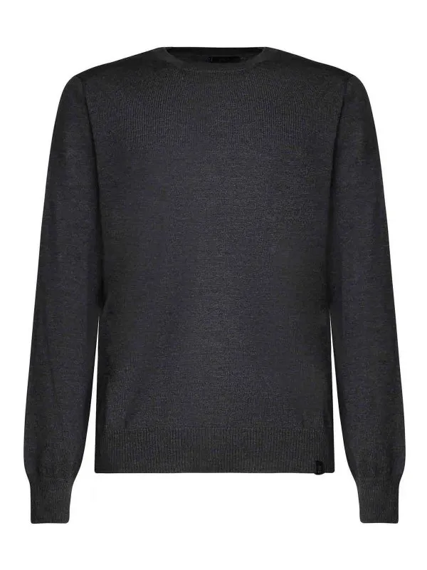 Fay Pull Col Rond - Gris - Gris - Homme | NMMC1492420CQTB800