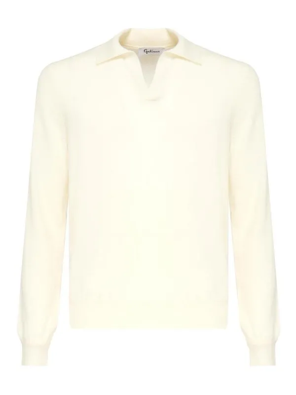Giuliano Galiano Polo - Blanc - Blanc - Homme | 1481357189005