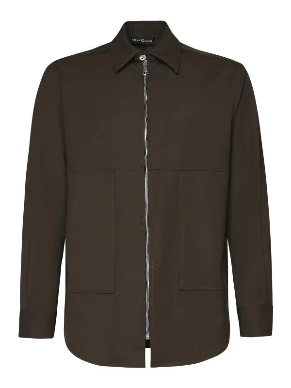 Giuliano Galiano Chemise - Vert - Vert - Homme | MAGIKVERDE