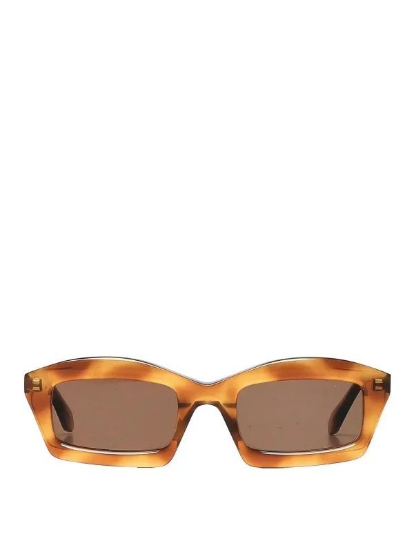 Alaïa Lunettes De Soleil - Marron - Marron - Femme | AA0089S