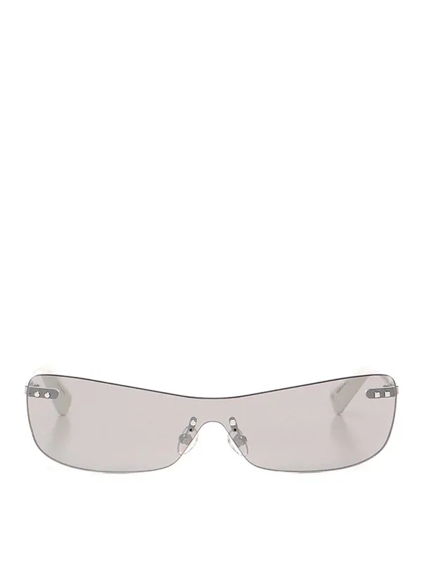 Jacquemus Lunettes De Soleil - Blanc - Blanc - Femme | JAC69C3SUN