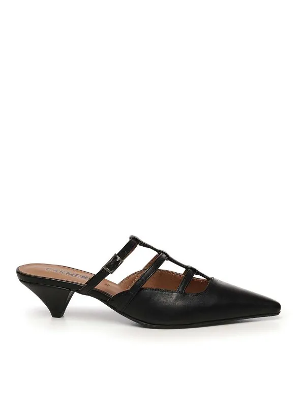 Carmens Mules - Noir - Noir - Femme | A55182NERO | thebs.com