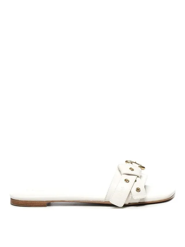 Chloe' Sandales - Blanc - Blanc - Femme | CHC25S08NQJ122