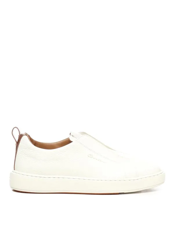 Santoni Baskets - Blanc - Blanc - Homme | MBCD21959BARSCBEI50WHITE