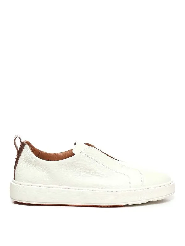 Santoni Baskets - Blanc - Blanc - Homme | MBCD21995BARTLLDI50WHITE