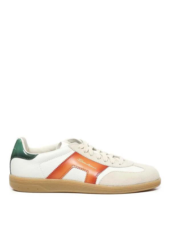 Santoni Baskets - Rouge - Rouge - Homme | MBPL21965FARCNOCI70WHITE