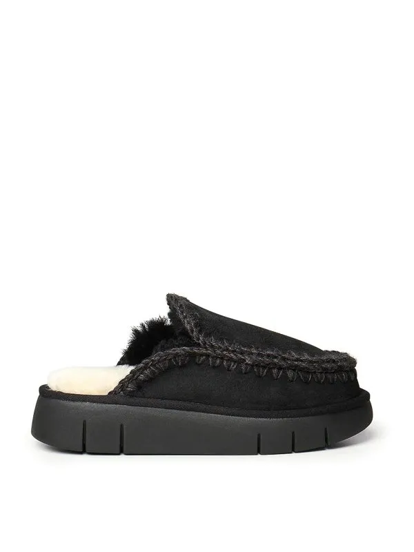 Mou Mules - Noir - Noir - Femme | MUFW531014ABKBK | thebs.com