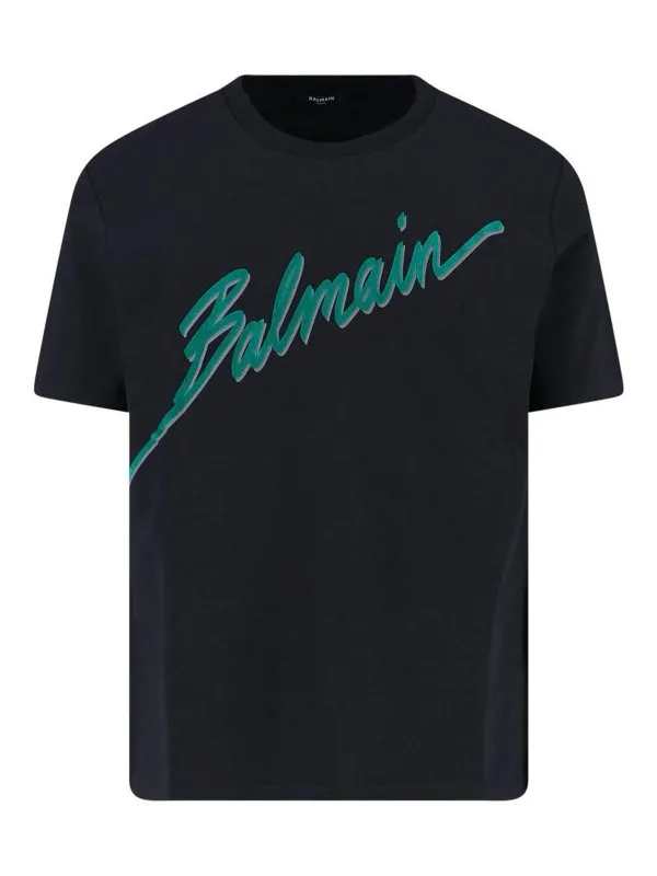 Balmain T-Shirt - Noir - Noir - Homme | FH1EG000BC86EOJ