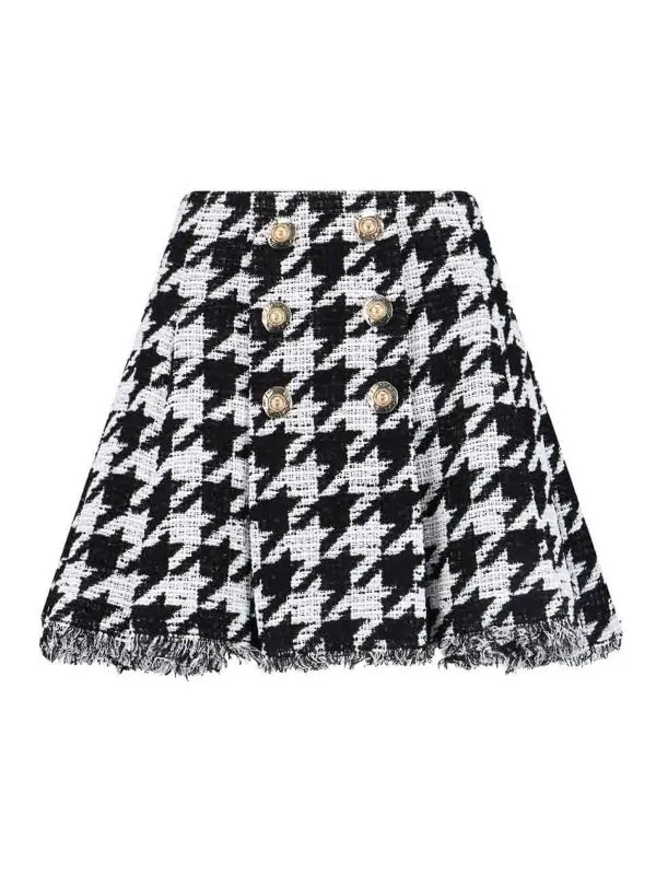 Balmain Mini Jupe - Noir - Noir - Femme | FF1LBA95CG17GAB