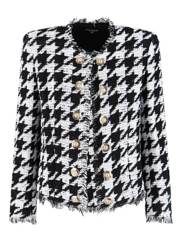 Balmain Blazer - Noir - Noir - Femme | FF1SM508CG17GAB