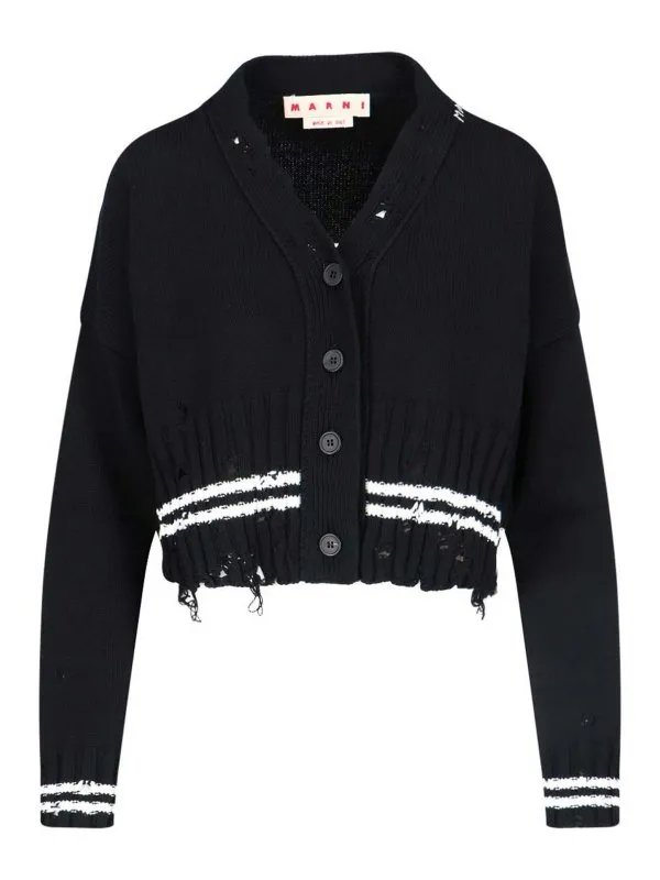 Marni Cardigan - Noir - Noir - Femme | CDMD0223Q0UFC652V2N99