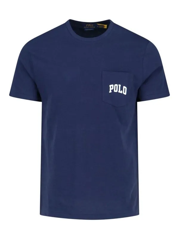 Polo Ralph Lauren T-Shirt - Bleu - Bleu - Homme | 710974585001