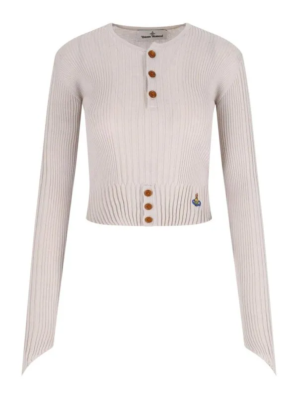 Vivienne Westwood Cardigan - Beige - Beige | 1803006GY003MA402