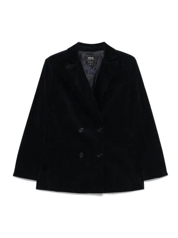 A.P.C. Blazer - Noir - Noir - Femme | COHBBF03212IAK | thebs.com