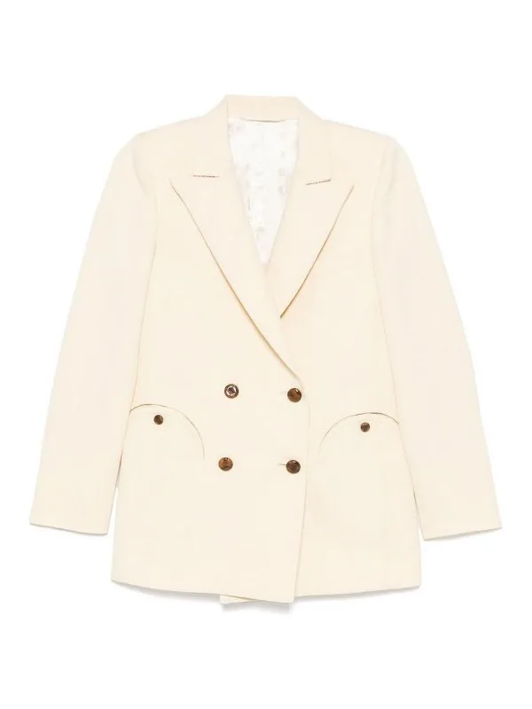 Blazé Milano Blazer - Beige - Beige - Femme | BZEBD19SVBESSE0001