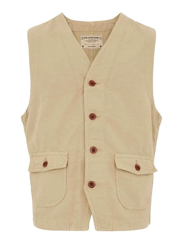 Chespeake Gilet - Beige - Beige - Homme | CHSPKPE25204STMICHELSND