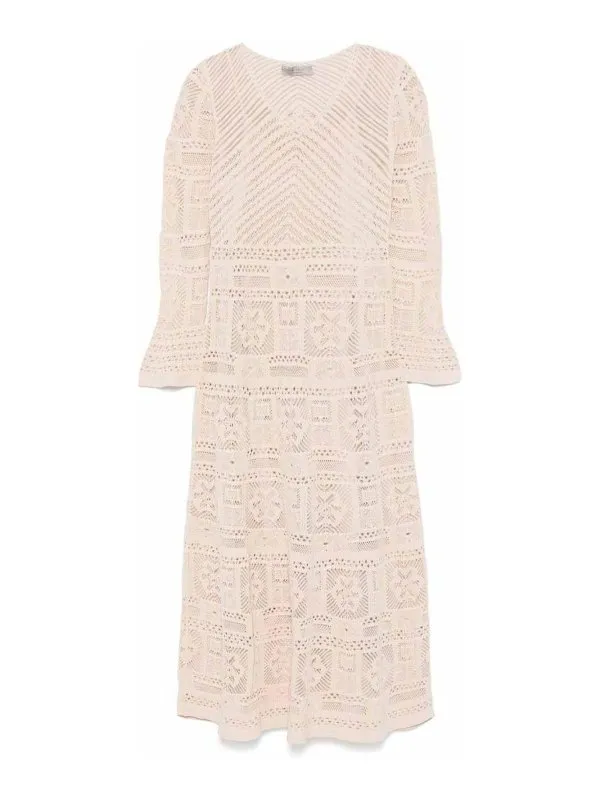 D. Exterior Maxi Robe - Rose Clair - Rose Clair | 603463MARM