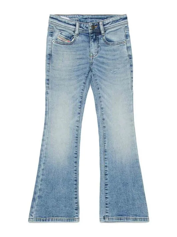 Diesel Jean Évasé - Bleu - Bleu - Fille | J00991KXBN3K01