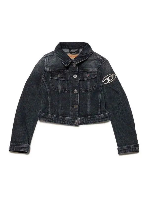 Diesel Veste En Jean - Noir - Noir - Fille | J01847KXBI1K02