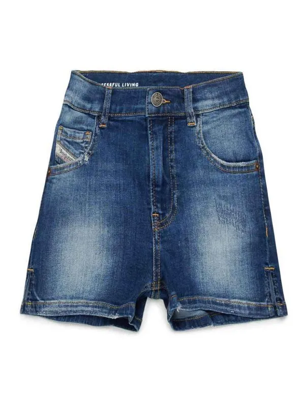 Diesel Short - Bleu - Bleu - Fille | J02308KXBNRK01 | thebs.com