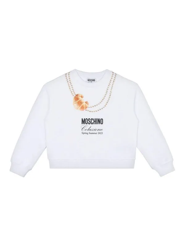 Moschino Sweat-Shirts - Blanc - Blanc - Fille | HDF068LCA5210101