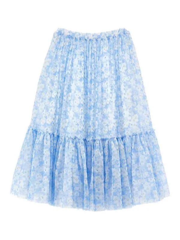 Philosophy di Lorenzo Serafini Jupe Midi - Blanc | 1E7055616P158