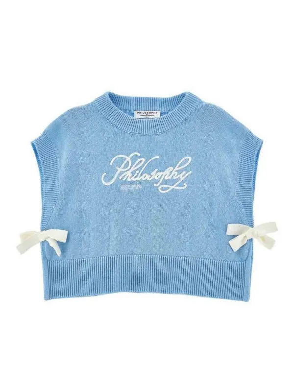 Philosophy di Lorenzo Serafini Gilet - Bleu Clair | 9E3085045P058