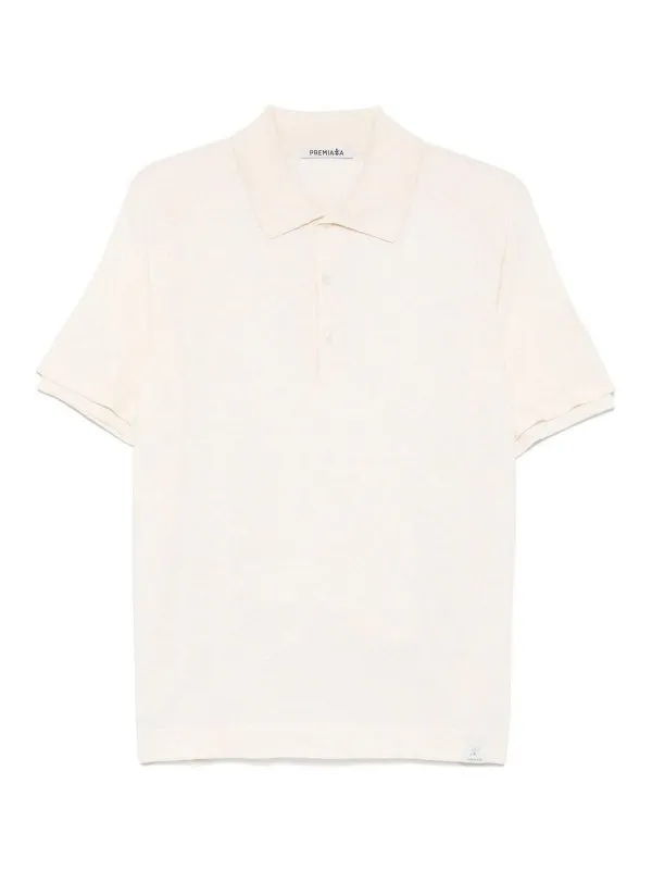 Premiata Polo - Blanc - Blanc - Homme | PMG12MILK | thebs.com