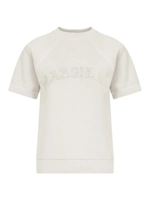 Maison Margiela Sweat-Shirts - Crème - Crème | S51GU0136M25016103