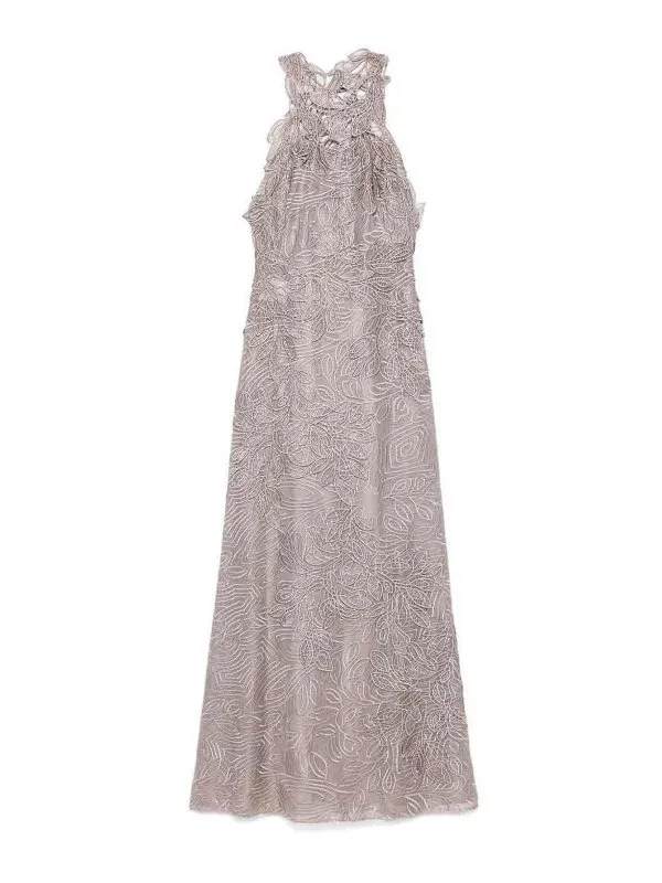Alberta Ferretti Maxi Robe - Beige - Beige - Femme | 047301390081