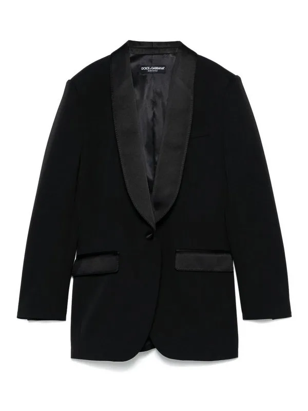 Dolce & Gabbana Blazer - Noir - Noir - Femme | F2964TFU21EN0000