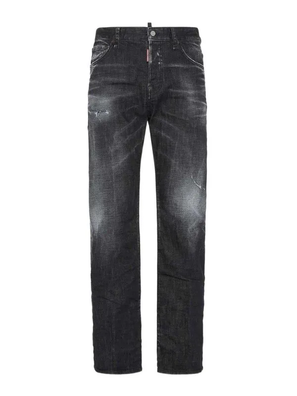 Dsquared2 Jean Droit - Noir - Noir - Homme | S74LB1725S30357900