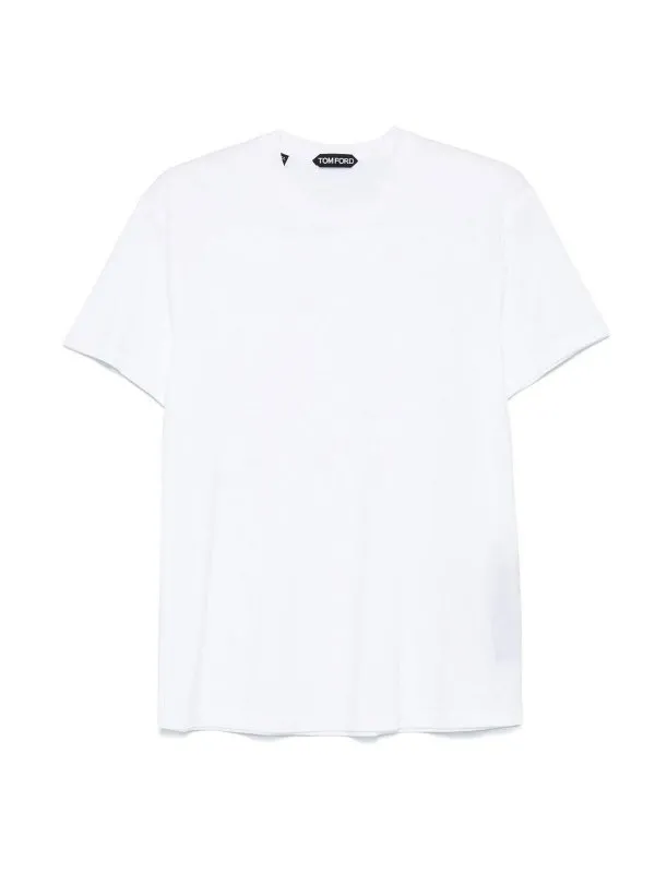 Tom Ford Pull Col Rond - Blanc - Blanc - Homme | JCS004JMT012AW002