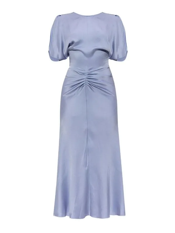 Victoria Beckham Robe Au Genou - Bleu Clair | 1325WDR005227DDLP