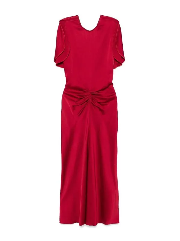 Victoria Beckham Robe Au Genou - Rouge - Rouge | 1325WDR005227DRSE