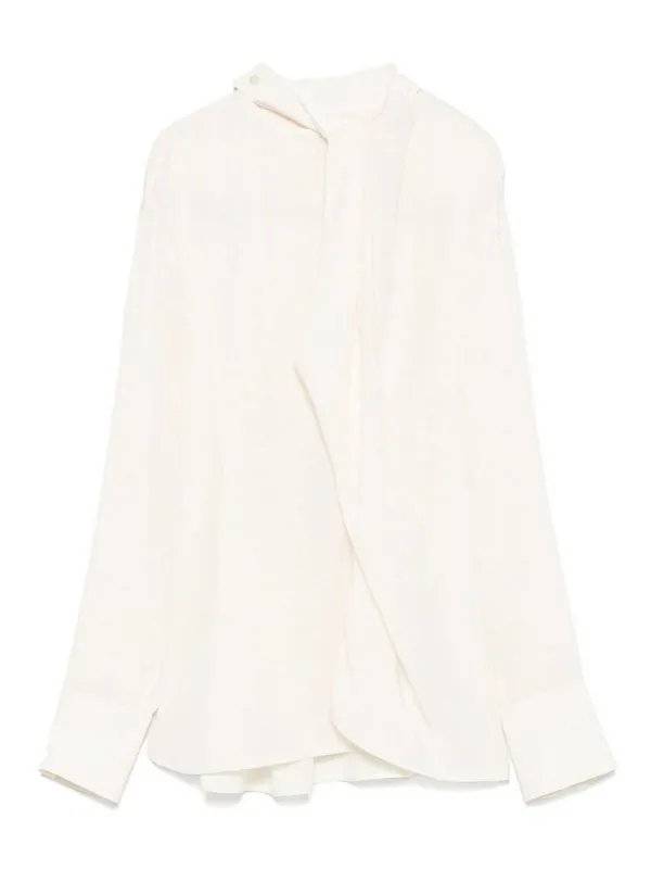 Victoria Beckham Blouse - Blanc - Blanc - Femme | 1325WSH006594AIVR
