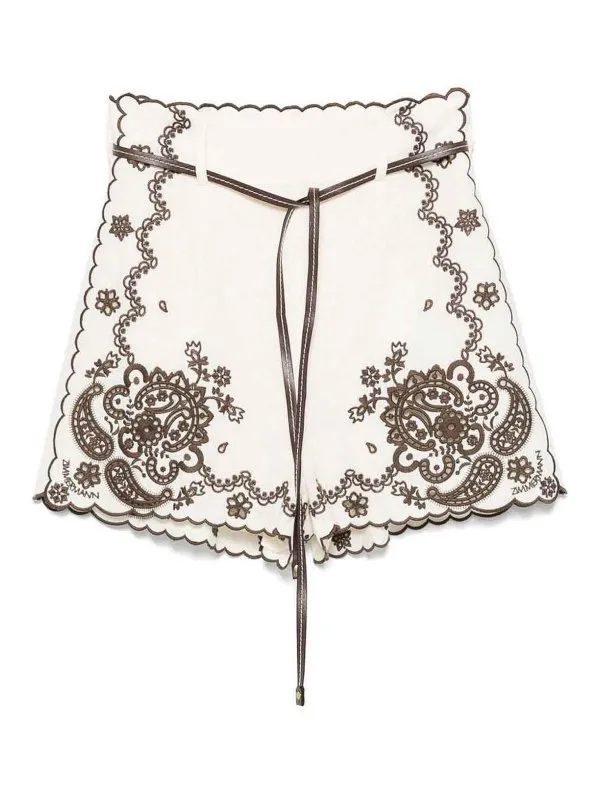 Zimmermann Short - Blanc - Blanc - Femme | 3289ASS253IVCH