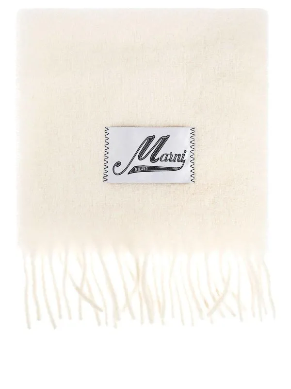 Marni Écharpe - Blanc - Blanc - Femme | SCMC0059Y0UTW91800W03