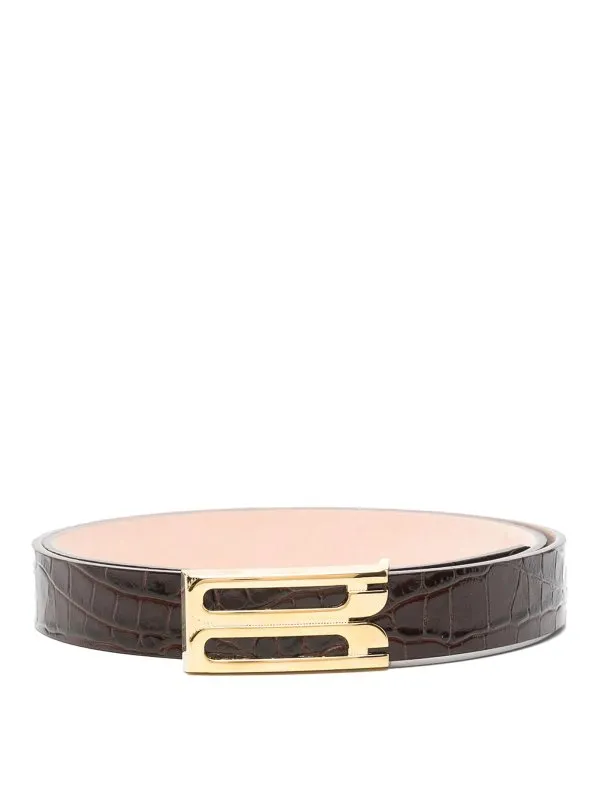 Victoria Beckham Ceinture - Marron - Marron | 1324ABL005786AESP