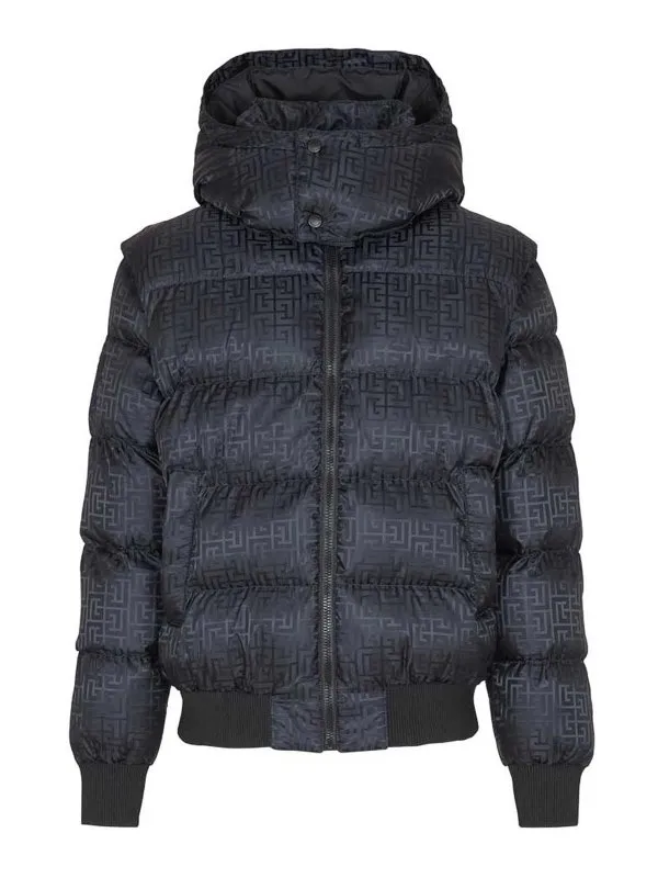 Balmain Veste Casual - Noir - Noir - Homme | FH1TP161XB11EAP